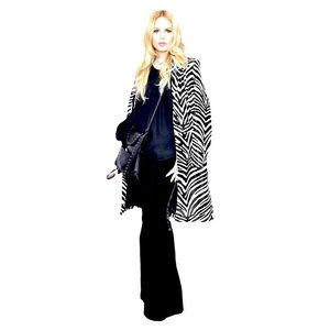 Rachel Zoe Zebra Print Coat